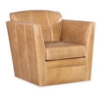Transitional Upholstered Swivel Chair