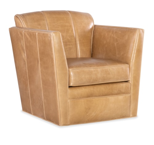 Transitional Upholstered Swivel Chair