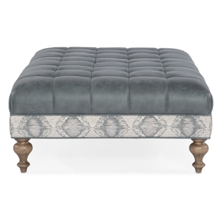 XL Tufted Rectangle Ottoman