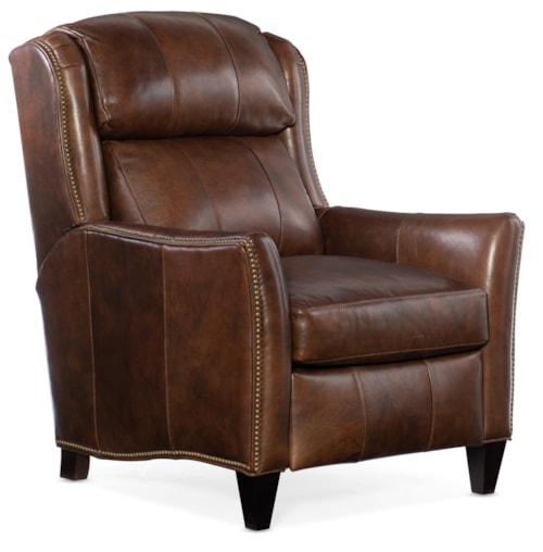 Transitional High Leg Lounge Recliner