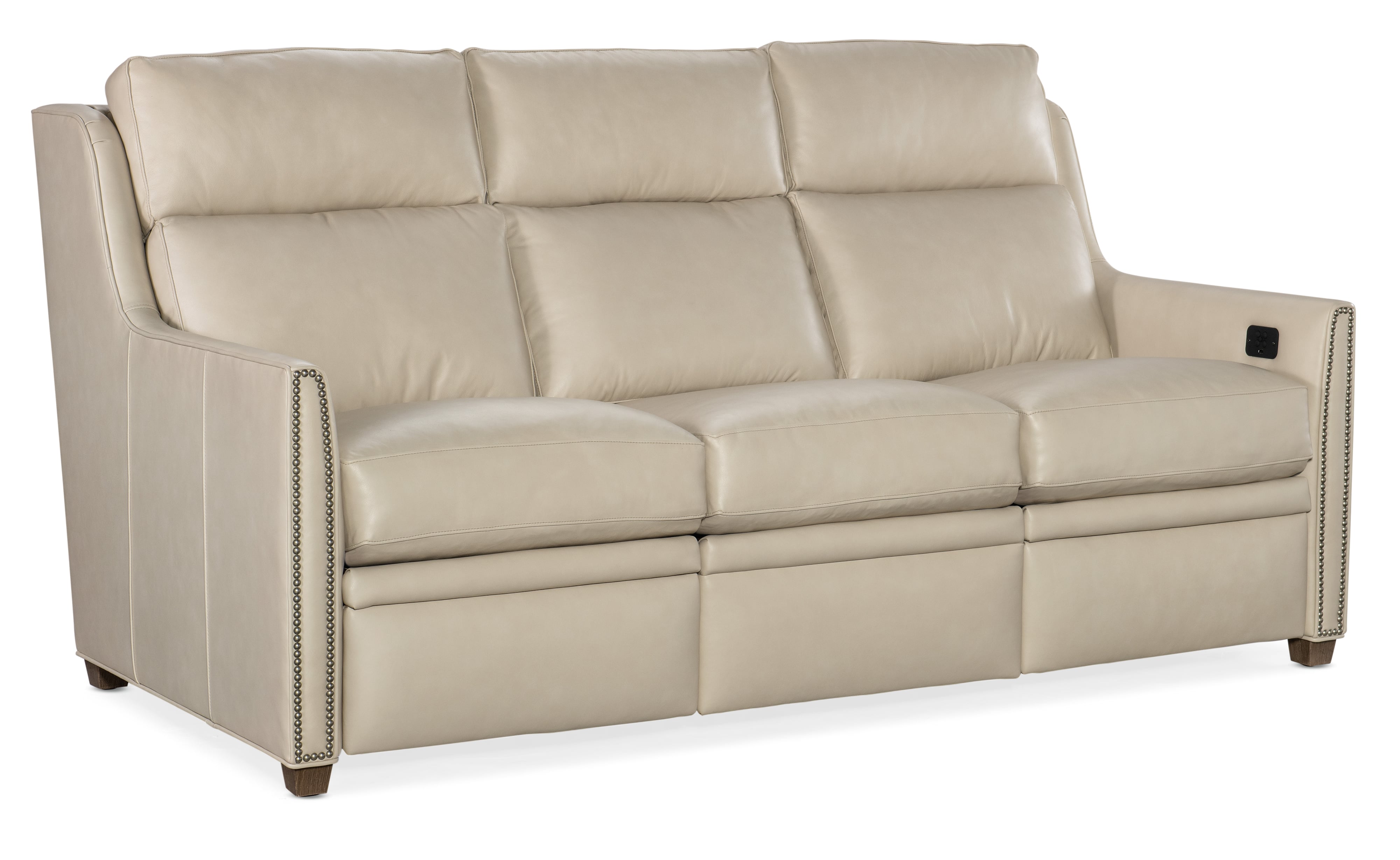 Reclining sofa with legs sale