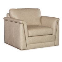 Transitional Swivel Chair 8-Way Tie