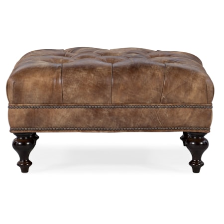 Tufted Square Ottoman