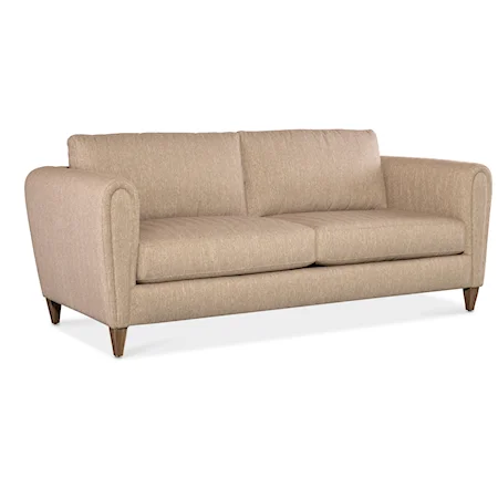 Transitional Stationary 2-Cushion Sofa