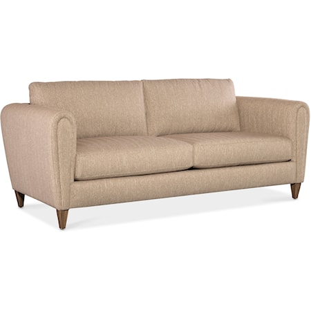 Transitional Stationary 2-Cushion Sofa