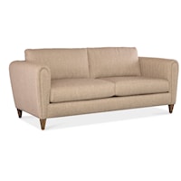 Transitional Stationary 2-Cushion Sofa