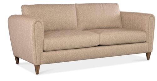 Transitional Stationary 2-Cushion Sofa