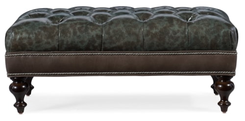Tufted Rectangular Cocktail Ottoman