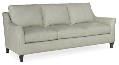 Transitional Sofa with 8-Way Tie