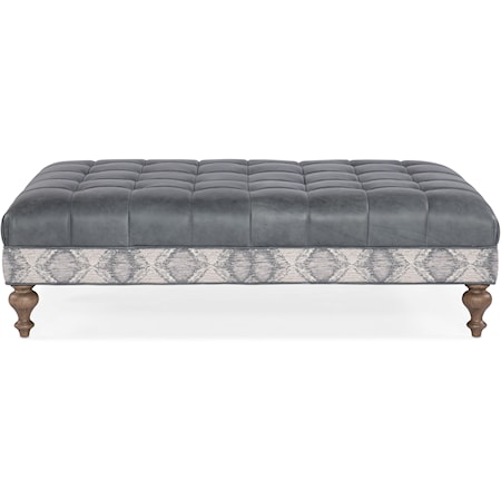 XL Tufted Rectangle Ottoman