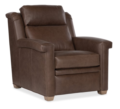 Transitional Power Recliner with Articulating Headrest