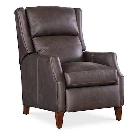 Transitional Power Recliner with Articulating Headrest