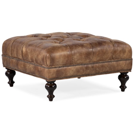 Tufted Square Ottoman