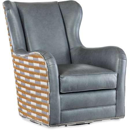 Transitional Swivel Chair