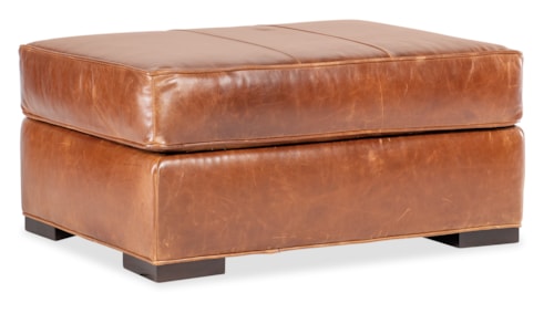 Transitional Rectangular Chair Ottoman