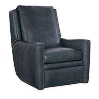 Transitional Atmosphere Zero Gravity Recliner with Nailhead Trim