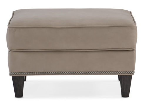 Leather Ottoman