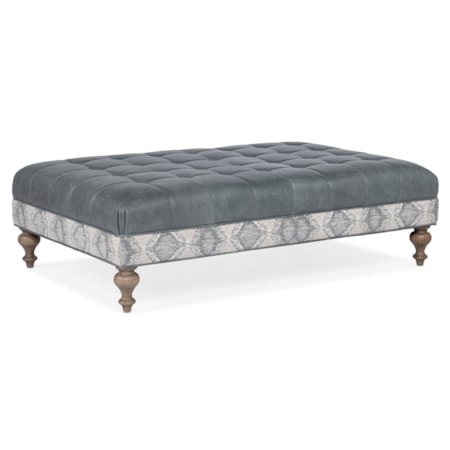 XL Tufted Rectangle Ottoman