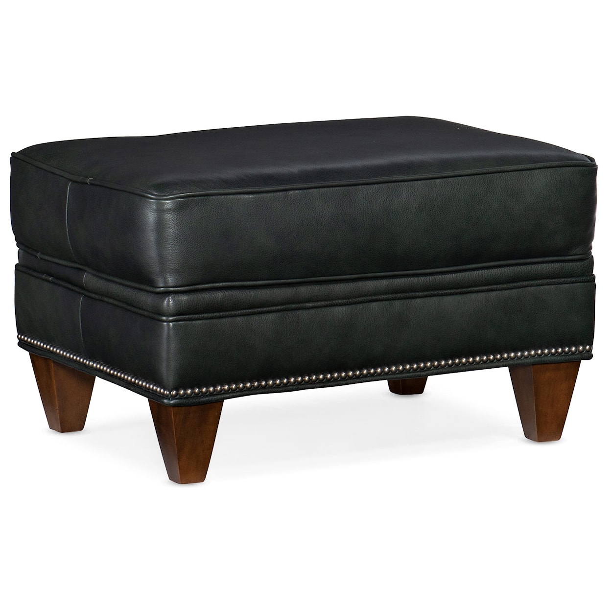 Bradington Young Reddish Ottoman