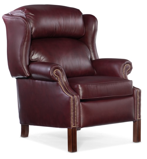 Transitional Reclining Wing Chair