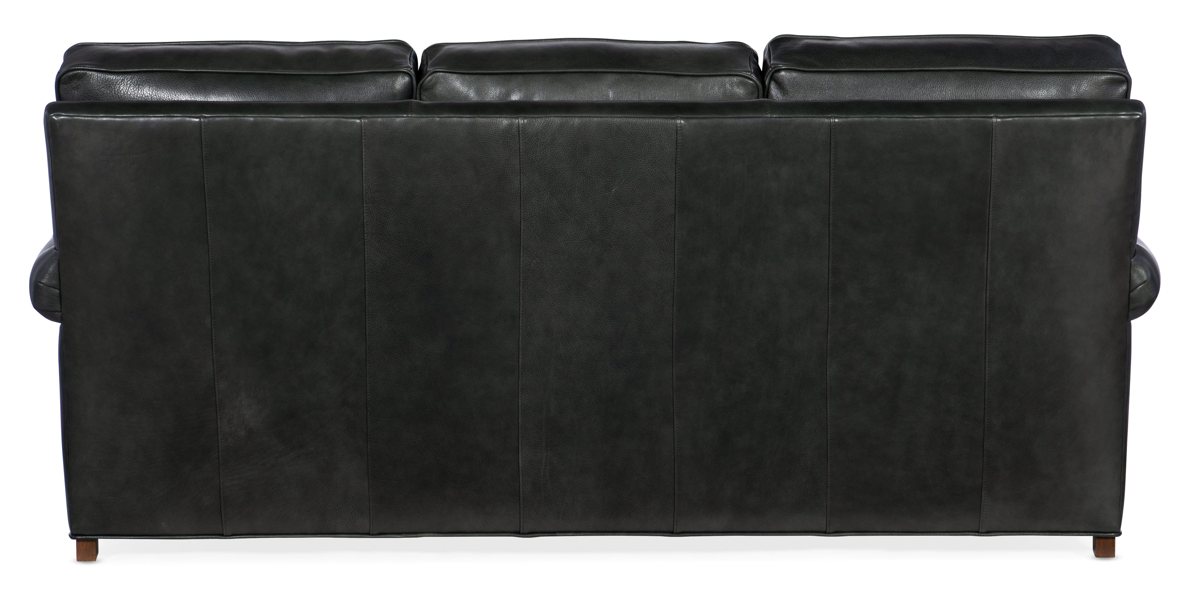 Bradington Young Reddish Stationary Sofa 8-Way Hand Tie