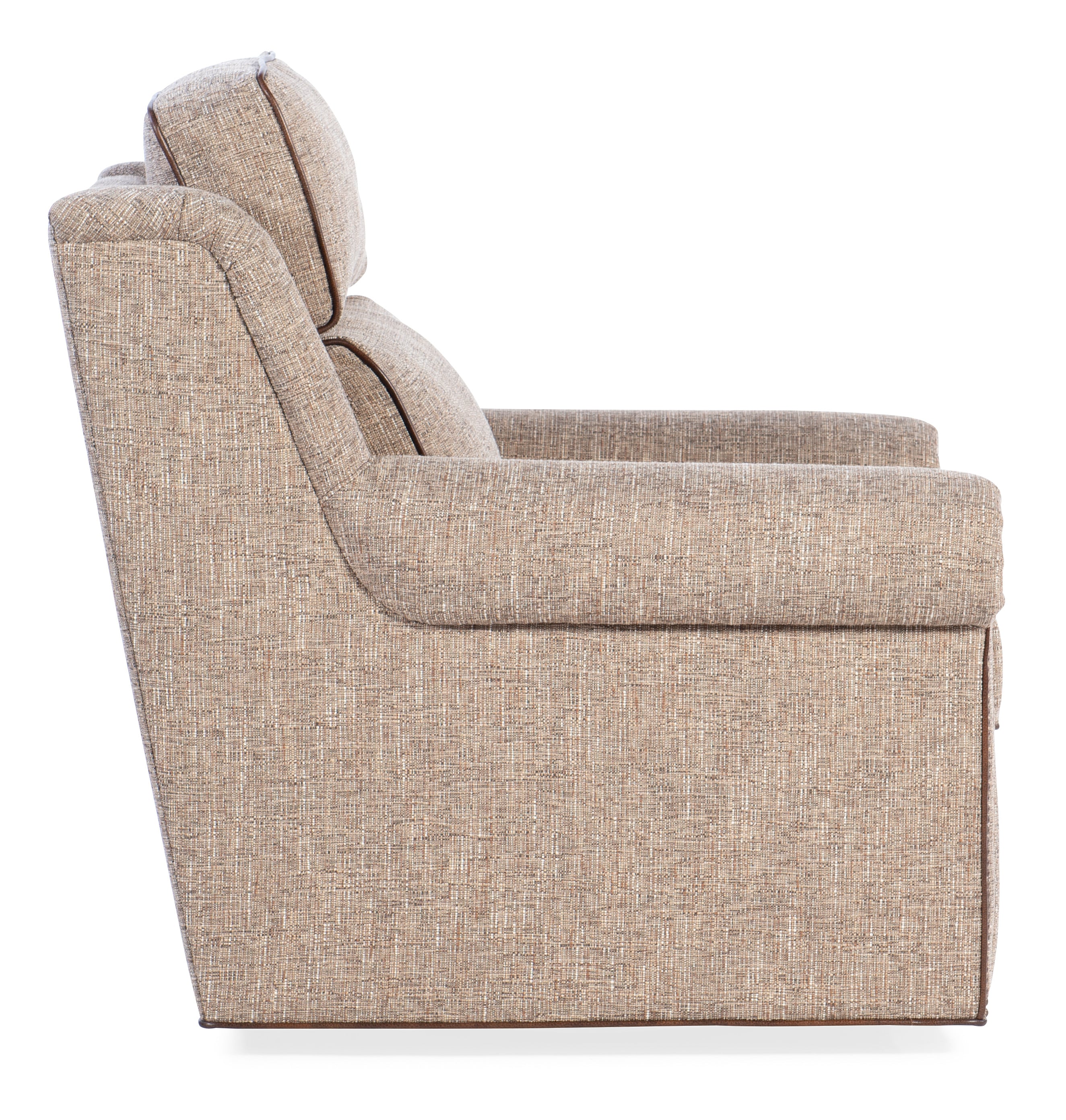 Bradington Young Reece Swivel Chair with Nailhead Trim