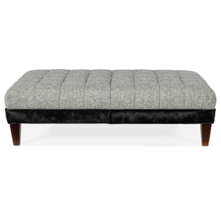 XL Tufted Rectangle Ottoman