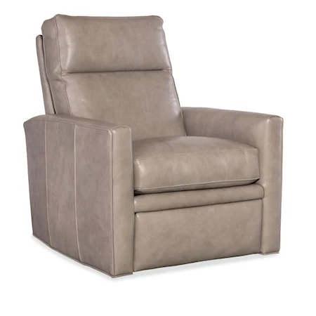 Transitional Swivel Recliner