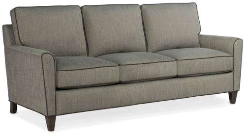 Transitional Sofa with 8-Way Tie