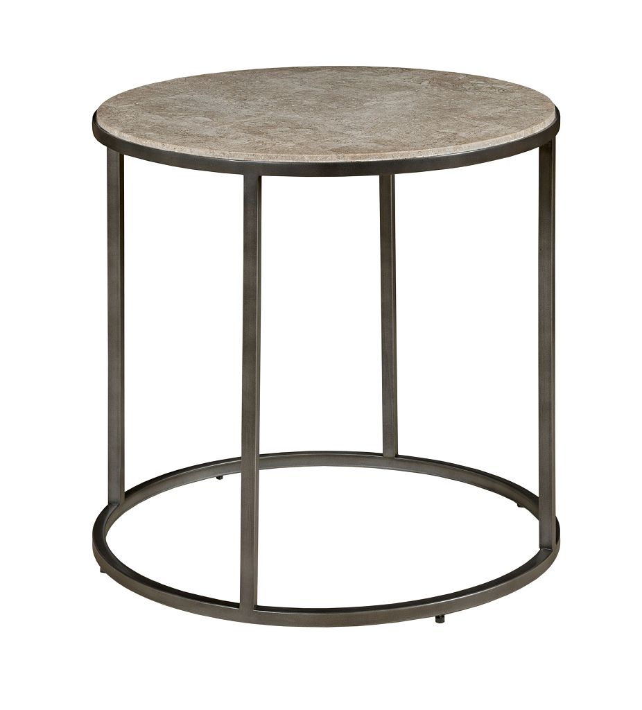 hammary round end table