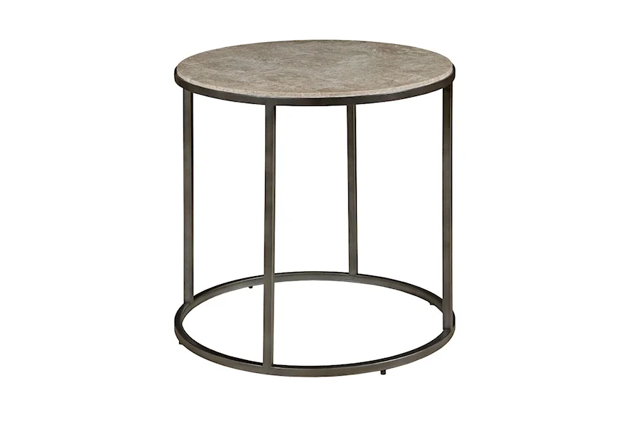 Modern Basics Round End Table by Hammary at Darvin Furniture