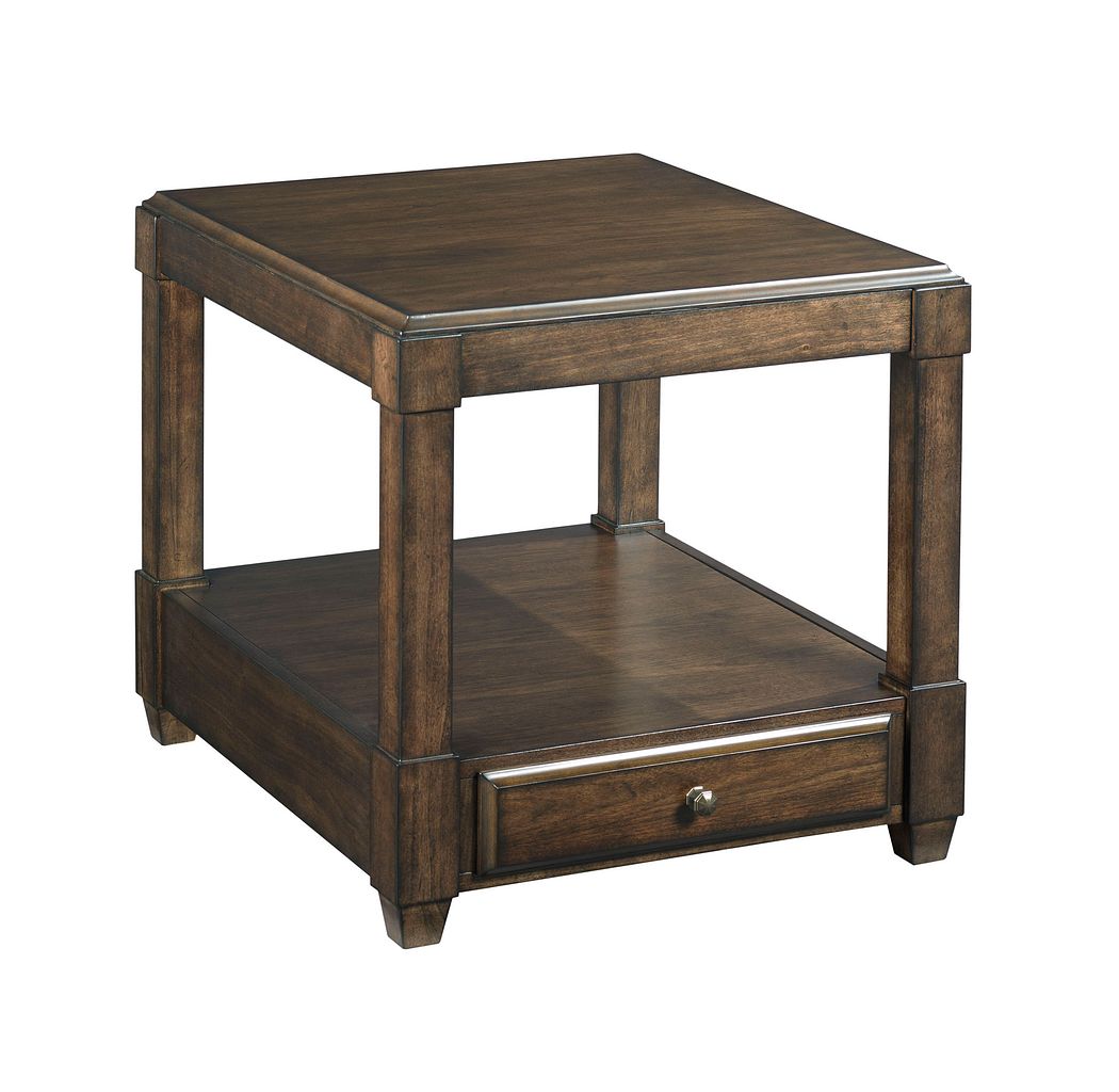 Rectangular Drawer End Table