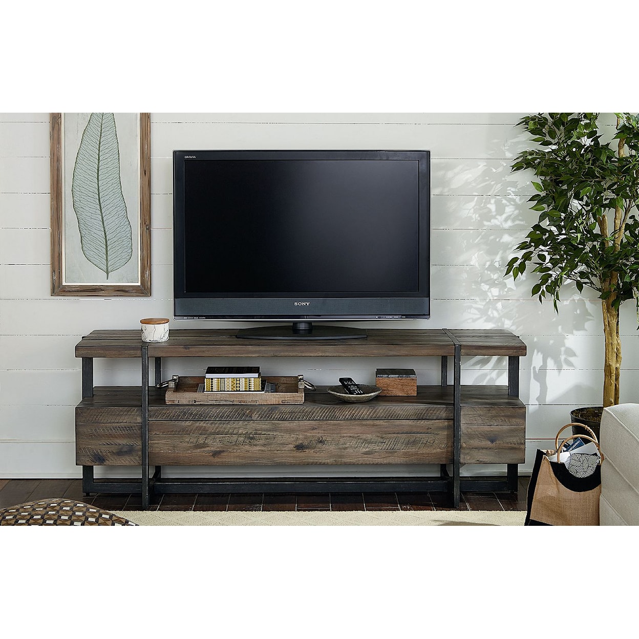 Hammary Modern Timber Entertainment Console