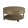 Hammary Saddletree Round Lift Top Coffee Table