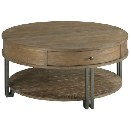 Round Lift Top Coffee Table