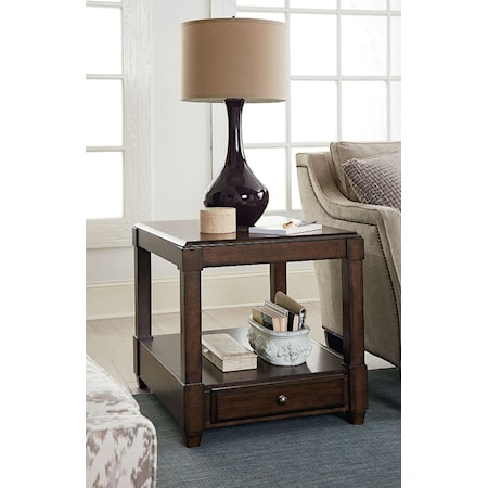 Helensburgh Rectangular Drawer End Table