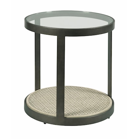 Concrete Round End Table