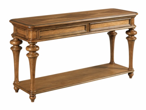 Pearson Traditional Sofa Table with Shelf