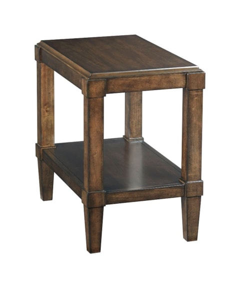 Chairside Table with Shelf