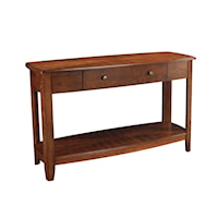 Transitional Sofa Table with Storage Drawer