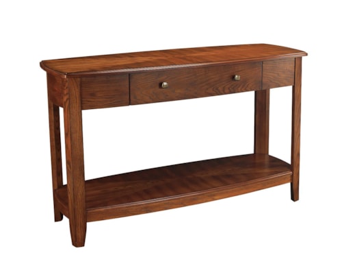 Transitional Sofa Table with Storage Drawer