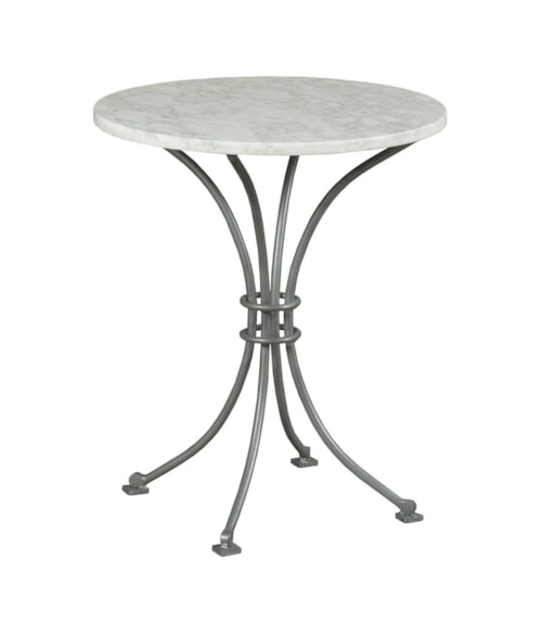 Dover Chair Side Table with Stone Top
