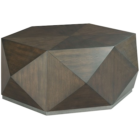 Contemporary Hex Cocktail Table
