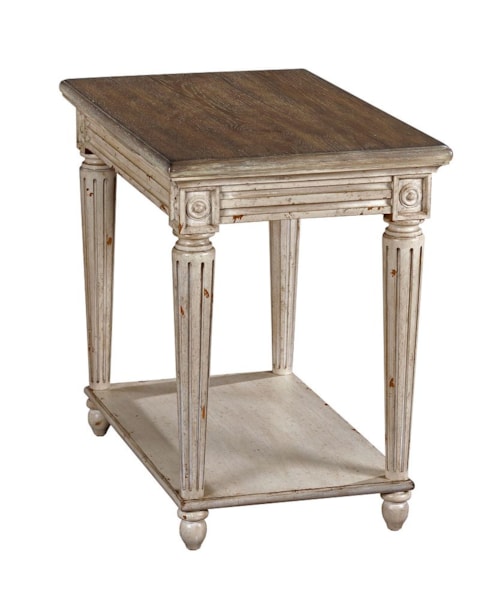 Chairside Charging Table with Shelf