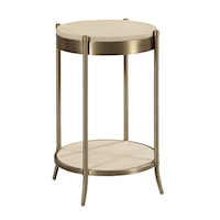 Round Martini Table with Metal Legs