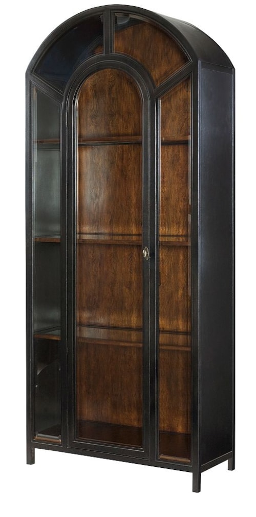 Vintage Apothecary Cabinet with Beveled Glass Door