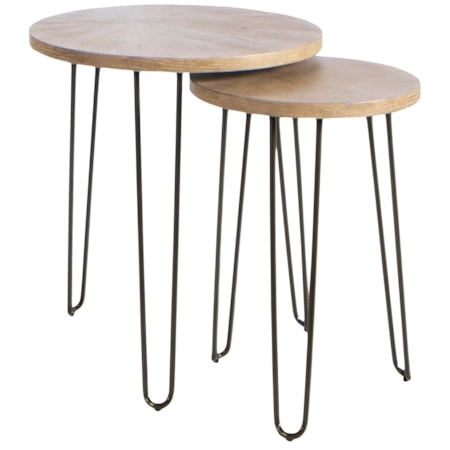 Round Nesting End Tables