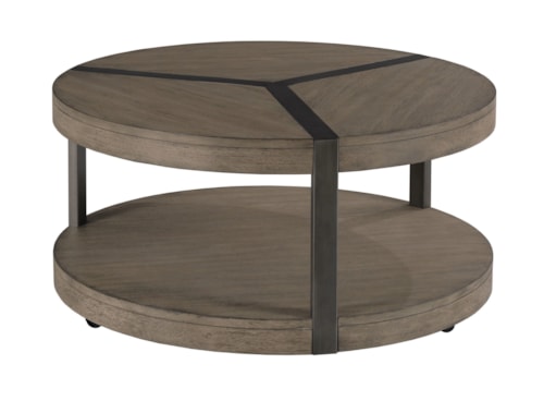 Rustic Round Coffee Table