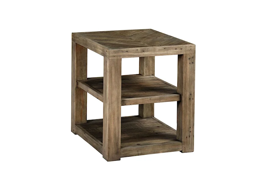 Reclamation Place End Table by Hammary at HomeWorld Furniture