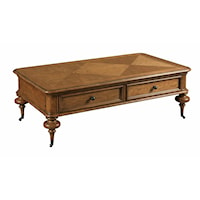 Pearson Traditional Coffee Table with Casters